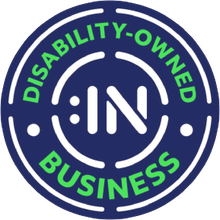 Disability-Owned Business certification badge